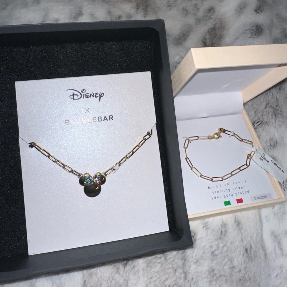 NWT Disney Necklace. Bracelet